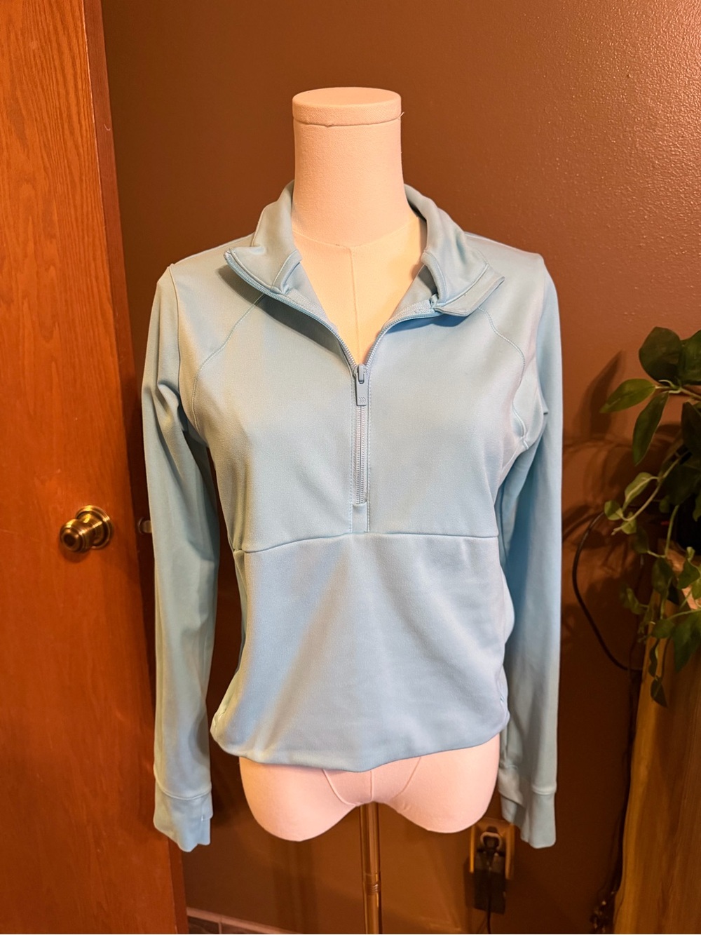 all in motion Sky Blue Half-Zip Pullover
